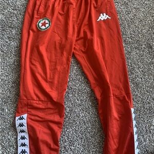 Kappa Red Star Paris FC Pants Sz l France Joggers